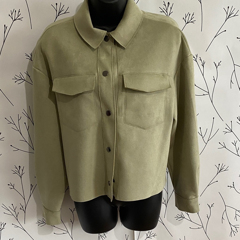 Truth Utility Jacket in Sage Green